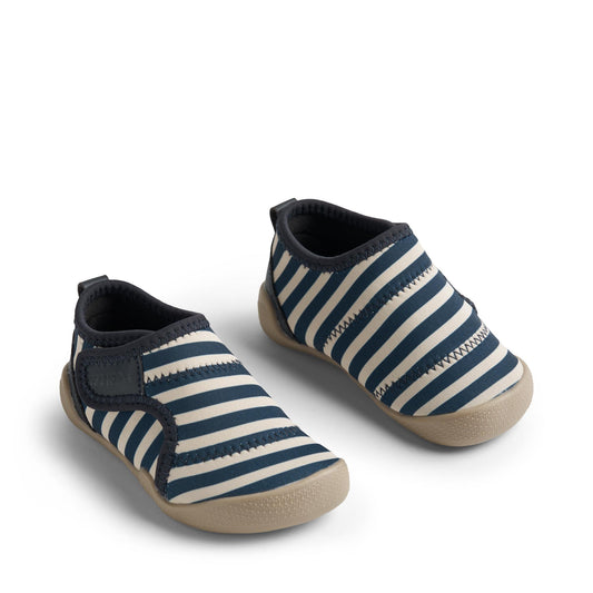 Wheat Footwear - Beach Shoe Shawn, WF453j - Indigo Stripe