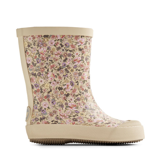 Wheat Footwear - Rubber Boot Print Muddy, WF456j - Clam Multi Flowers