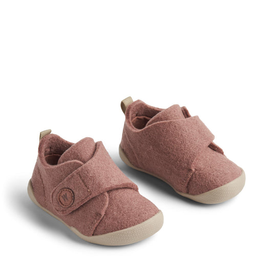 Wheat Footwear - Indoor Shoe Fleecy, WF506k-01 - Dusty Rouge