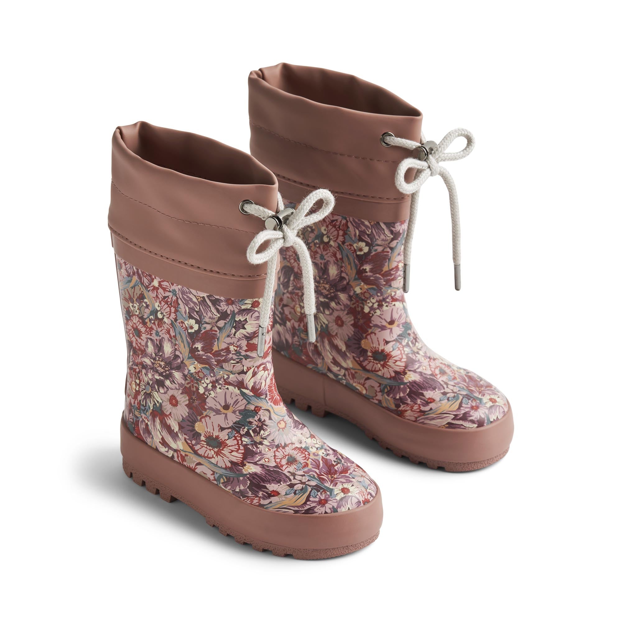 Wheat Footwear - Rubber Boot Thermo Print, WF551k-02 - Flowers In Plenty