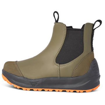 Woden Kids - Silja Rubber - Dark Olive / Orange