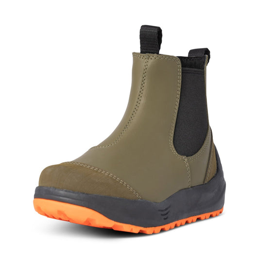 Woden Kids - Silja Rubber - Dark Olive / Orange