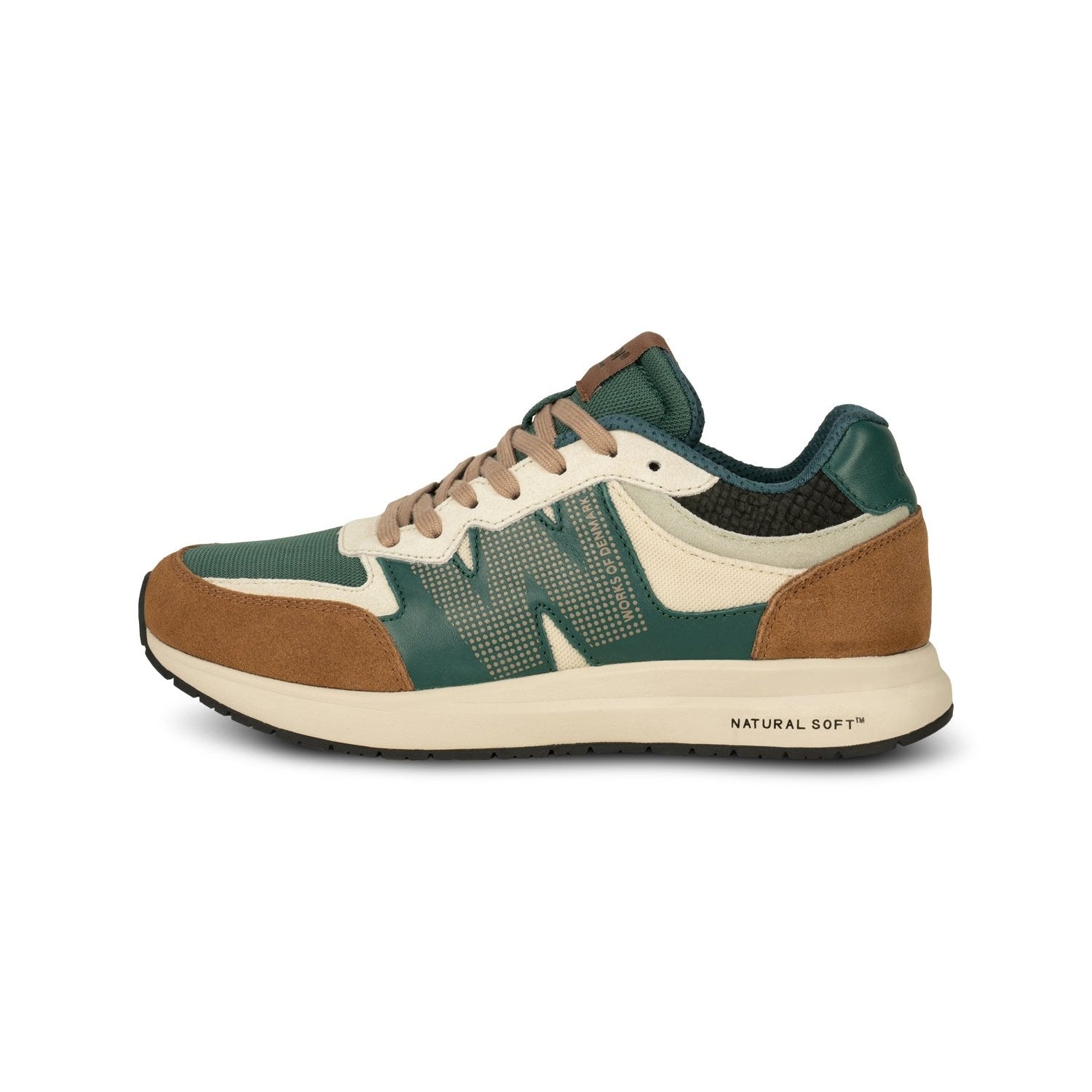 Woden - Sneakers, Rigmor - Caramel / Deep Forest