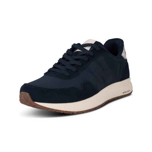 Woden - Sneakers, Nora Natural Soft - Navy