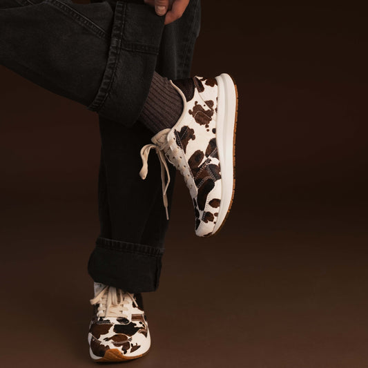 Woden - Sneakers, Nicoline Animal - Cow