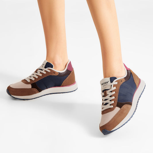 Woden - Sneakers, Ronja - Caramel Multi