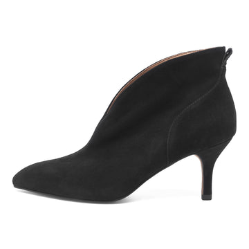 Woden STB Womens - Valentine Low Cut Suede - Black