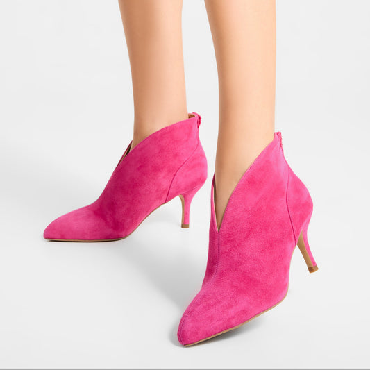 Woden STB Womens - Valentine Low Cut Suede - Pitaya