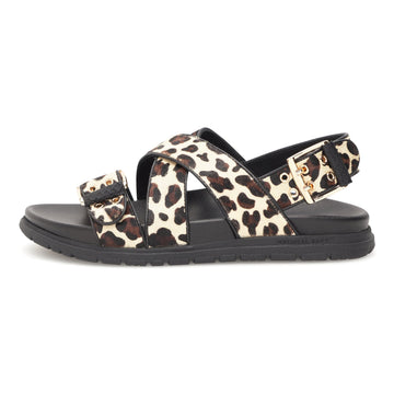 Woden STB Womens - Sandal, Tea Animal - Leopard