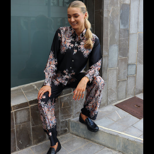 Liberté - Wennise Pants, 22342 - Black Paisley