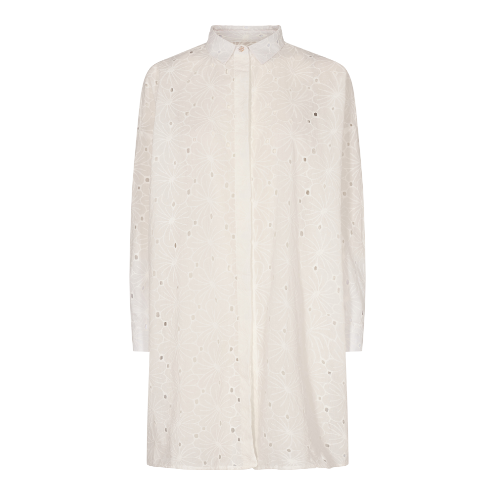 Liberté - Susan Shirt LS - White Broidery Anglaise
