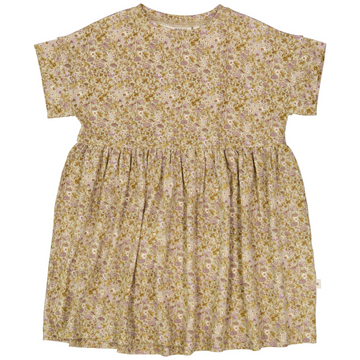 Wheat - Jersey Dress Emilie - Fossil Flowers