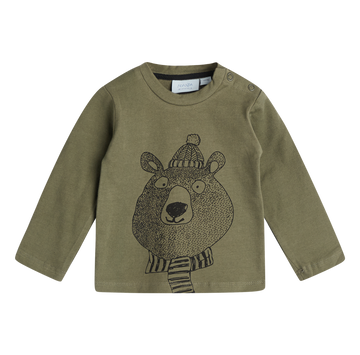 Noa Noa Miniature - Boy Filip LS T-shirt - Deep Lichen Green