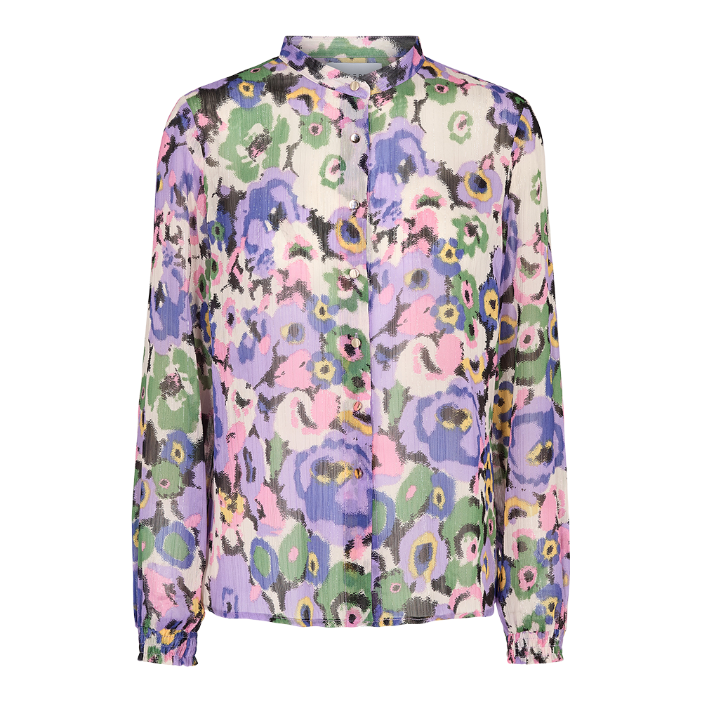 Liberté - Maggie LS Shirt, 21003 - Lavender Blurry Flower
