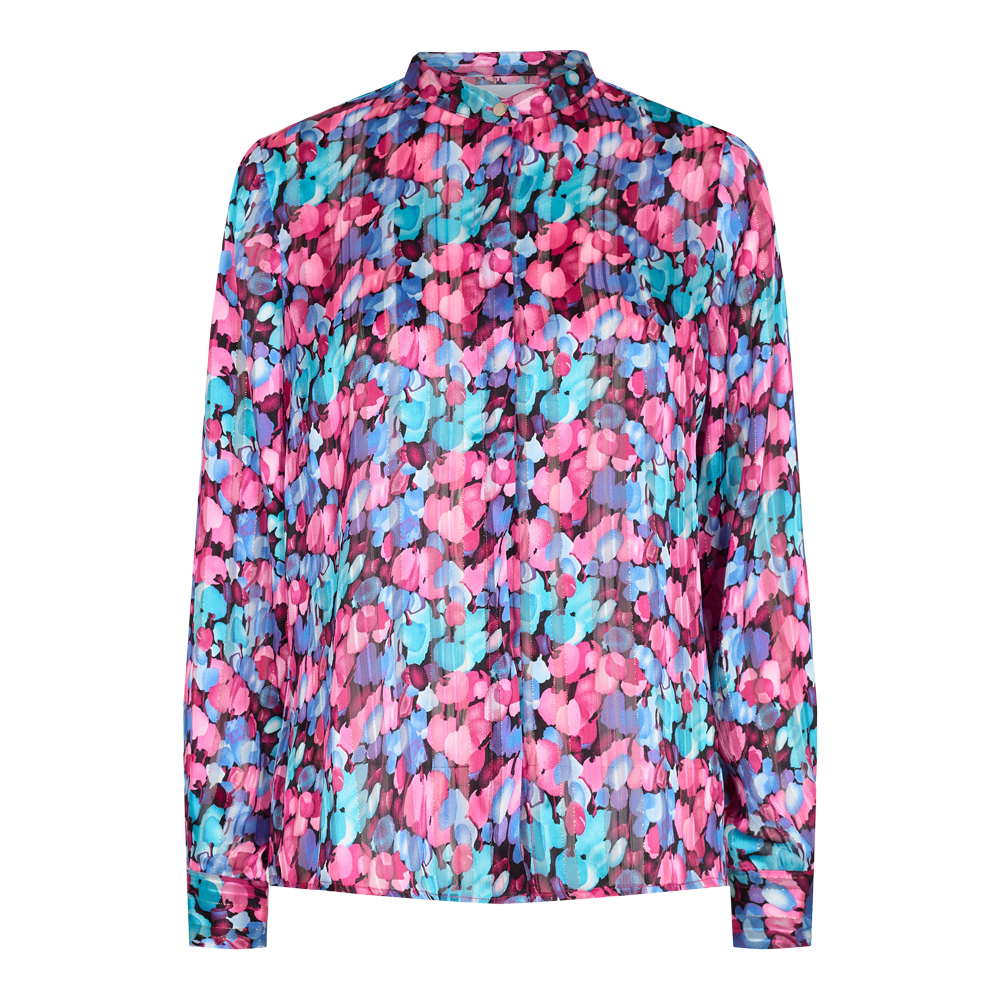 Liberté - Maggie LS Shirt, 21003 - Pink Blue Dotties