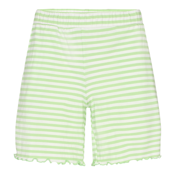 Liberté - Natalia Shorts - Lime Green Creme Stripe