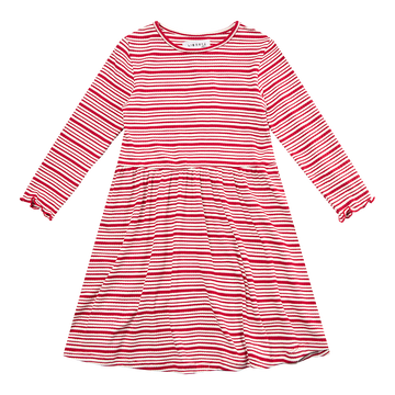 Liberté - Natalia KIDS Dress LS, 21069 - Red White Stripe