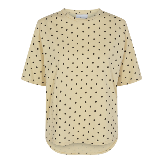 Liberté - Bailey T-Shirt SS - Yellow Black Dot