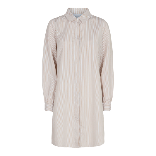 Liberté - Ulrikke Shirt LS - Sand White Stripe
