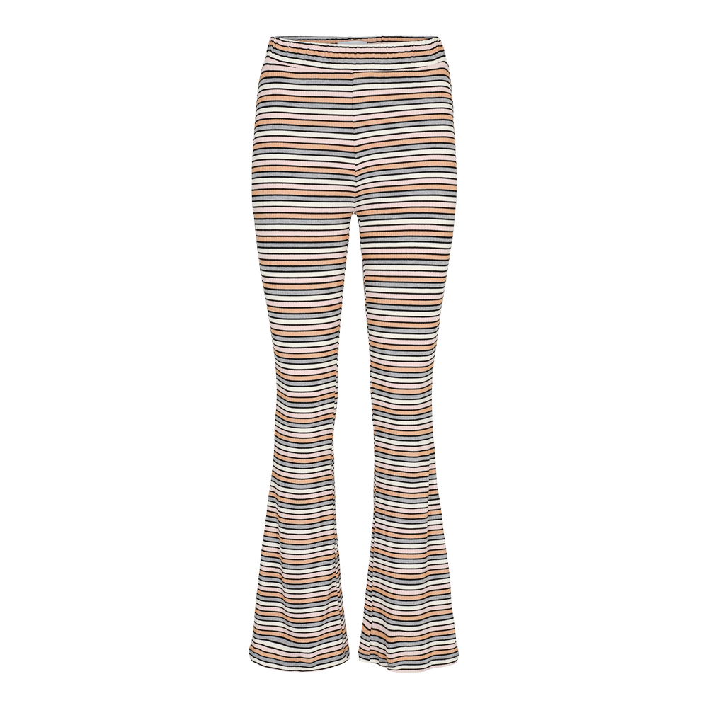 Liberté - Natalia Flair Pants - Grey Rose Lurex Stripe