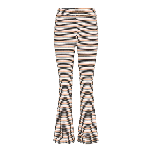 Liberté - Natalia Flair Pants - Grey Rose Lurex Stripe
