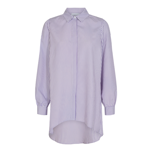 Liberté - Ulrikke Long Shirt LS - Purple Stripe