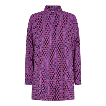 Liberté - Edna LS Shirt, 21221 - Pink Blue Print