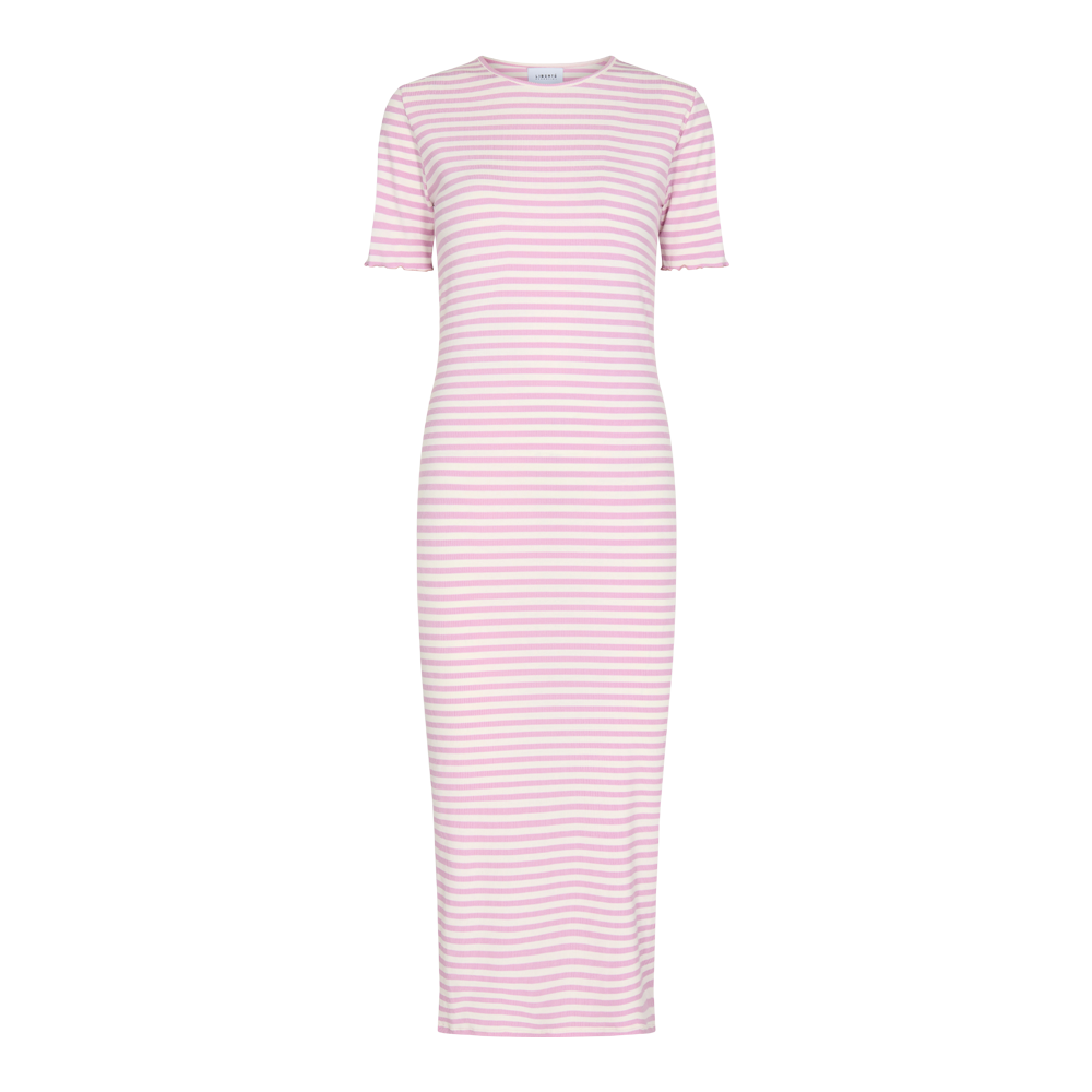 Liberté - Natalia Dress SS - Lilac Pink Creme Stripe