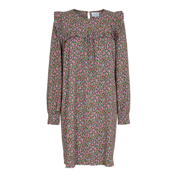 Liberté - Heather LS Dress, 21292 - Pink Brown Flower