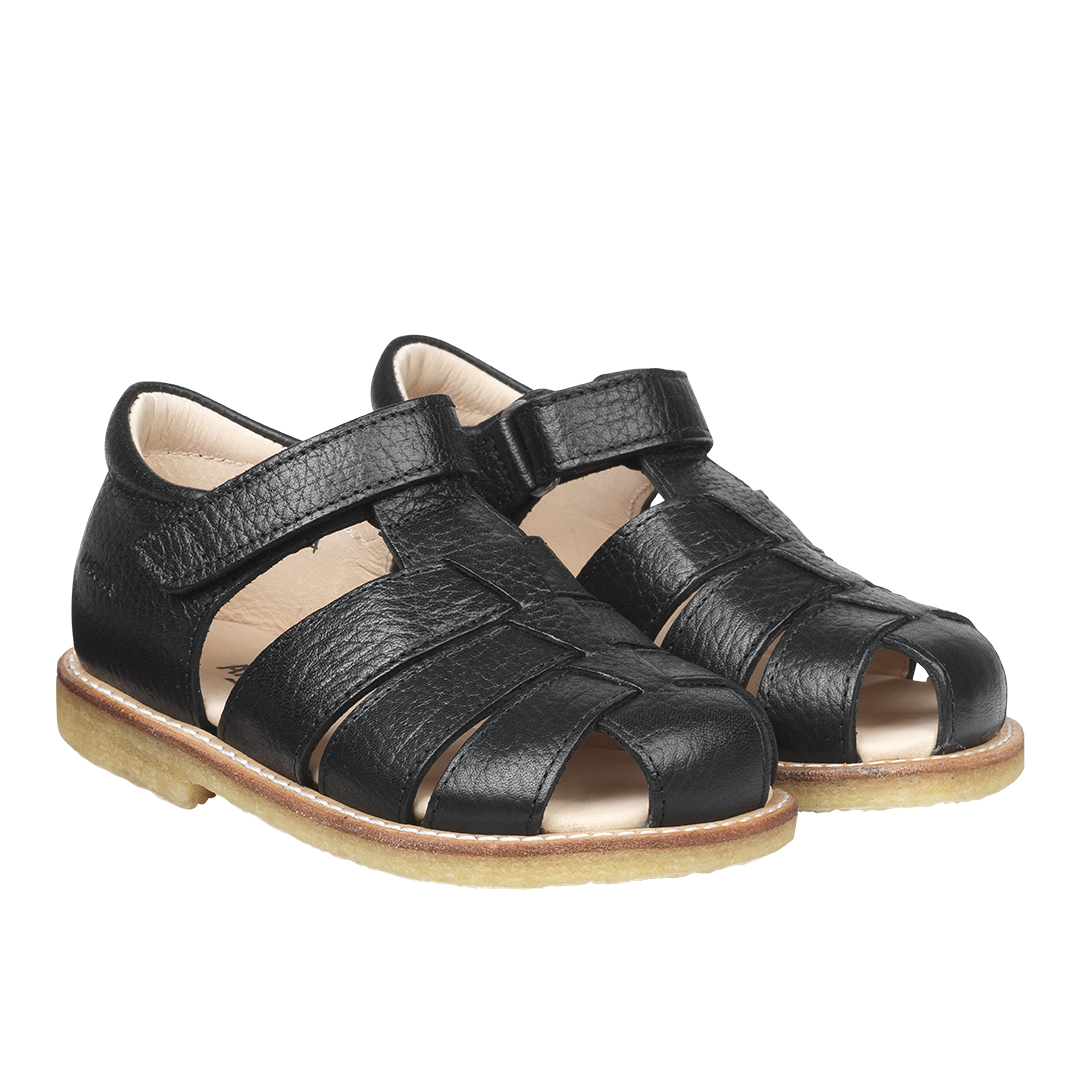 Angulus - Sandal med velcro, 5026 - Black