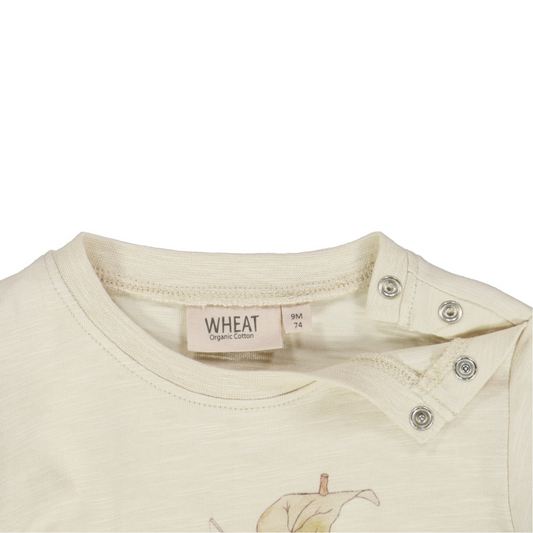 Wheat - T-shirt SS Fishing - Chalk