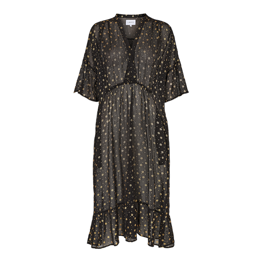 Liberté - Karoline Dress - Black Gold Flower