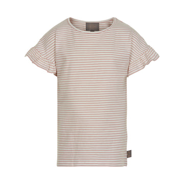 Creamie - T-shirt Stripe SS (821617) - Adobe Rose