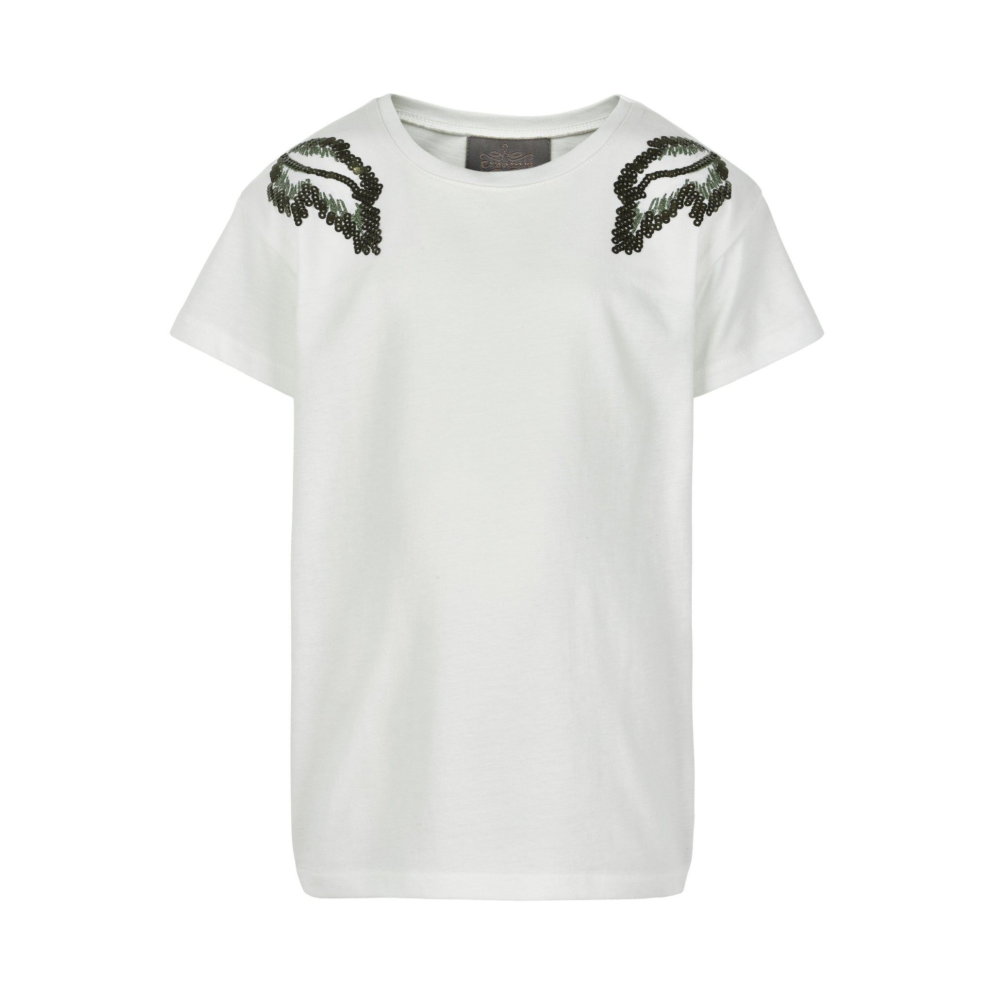 Creamie - T-shirt SS Leaf (821857) - Cloud