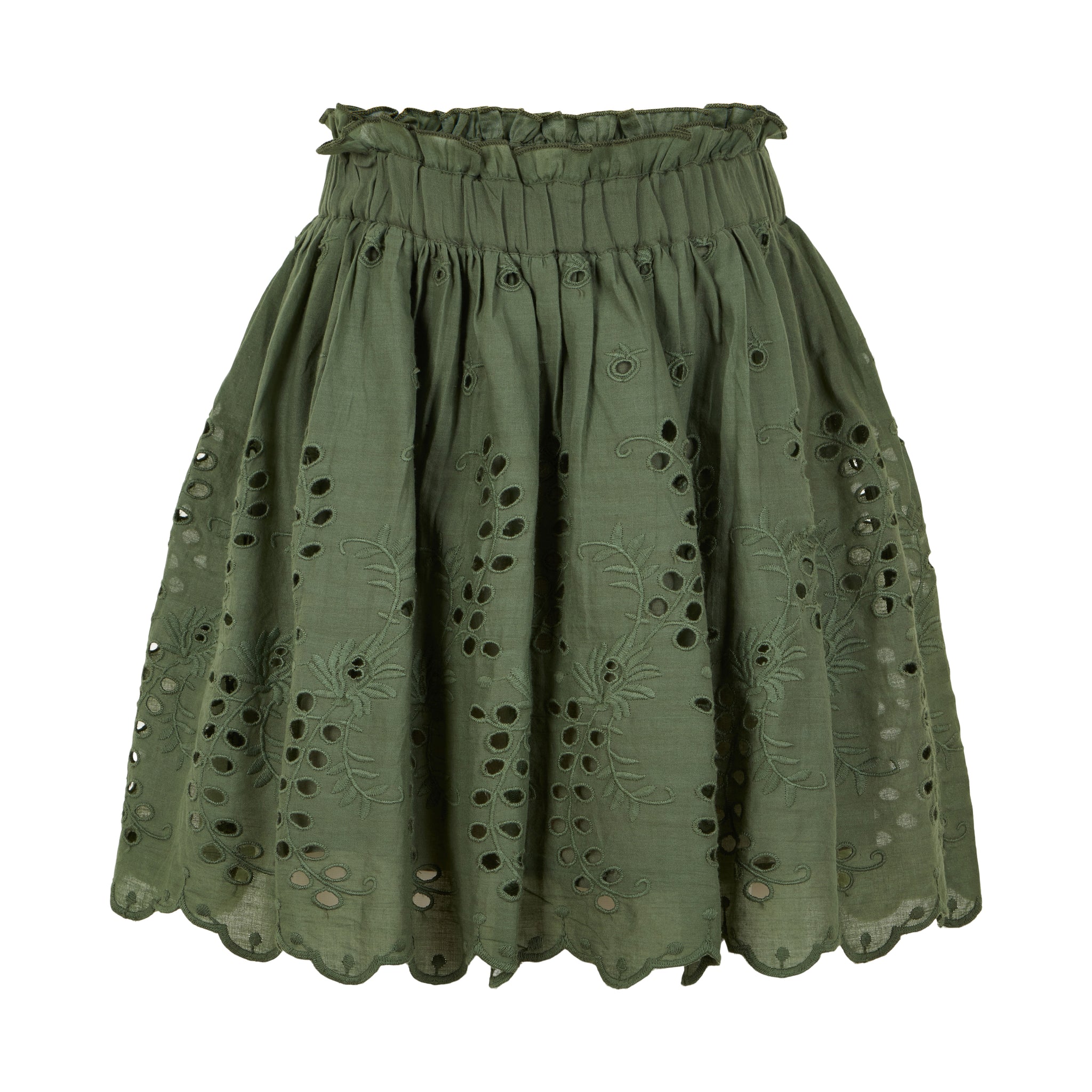 Creamie - Skirt Embroidery (821878) - Four Leaf Clover