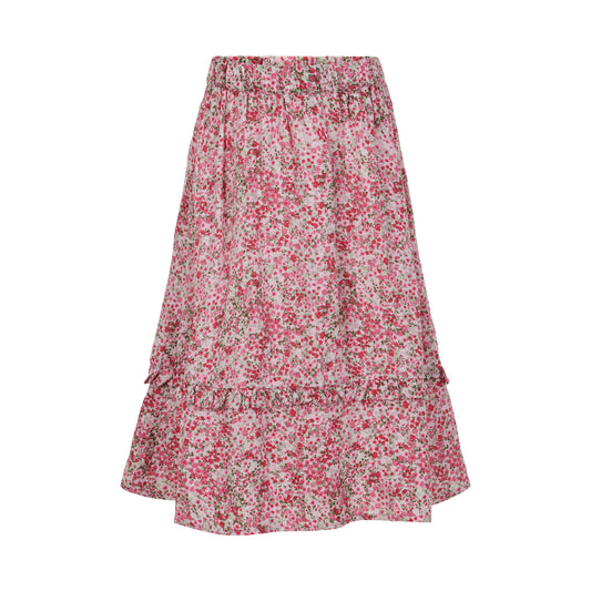 Creamie - Skirt Floral (821880) - Pink Lady