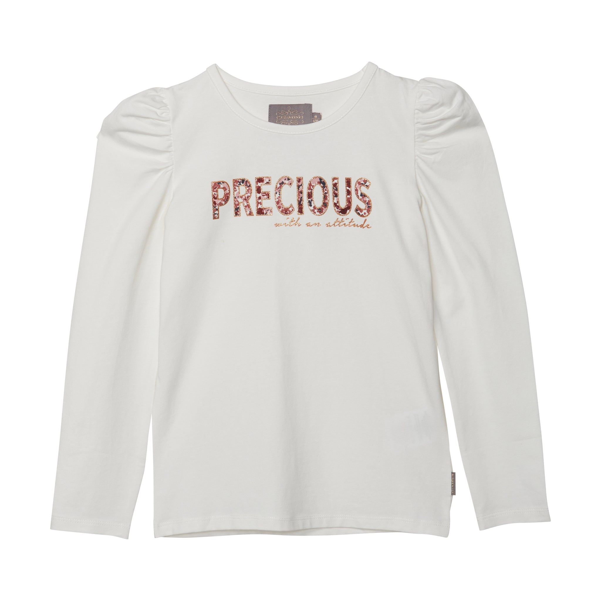 Creamie - T-shirt LS Precious (822030) - Cloud