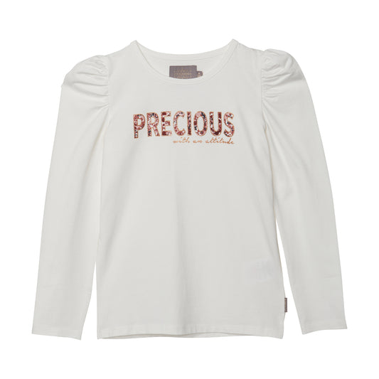 Creamie - T-shirt LS Precious (822030) - Cloud