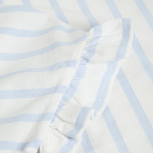 Creamie - T-shirt SS Stripe GOTS Certified (822170) - Xenon Blue