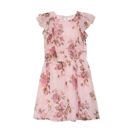 Creamie - Dress SL Floral (822223) - Lotus