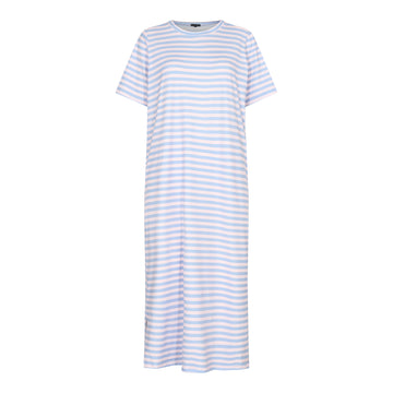 Liberté - Alma T-shirt Dress SS - Baby Blue Rose Stripe