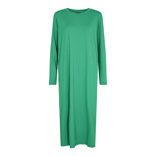 Liberté - Alma T-shirt Dress LS - Grass Green