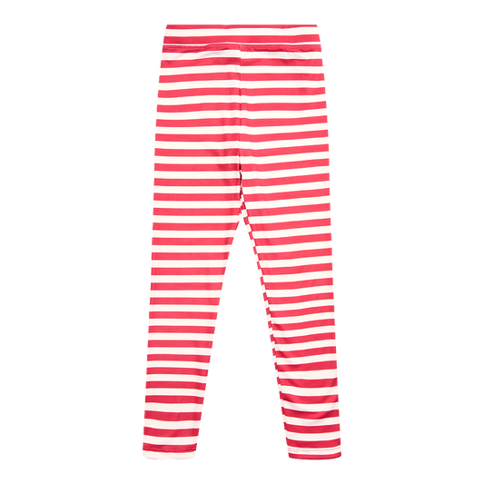 Liberté - Alma KIDS Leggings, 9650 - Red Creme Stripe