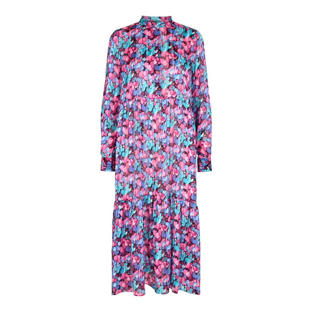 Liberté - Maggie LS Dress, 9929 - Pink Blue Dotties