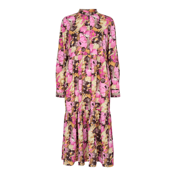 Liberté - Maggie LS Dress - Pink Choco Print