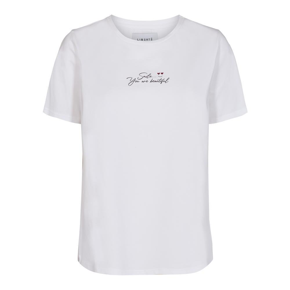 Liberté - Ginger T-shirt SS - White / Smile