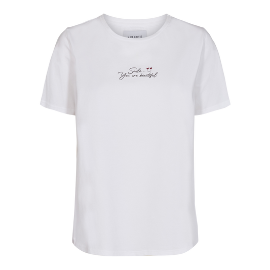Liberté - Ginger T-shirt SS - White / Smile