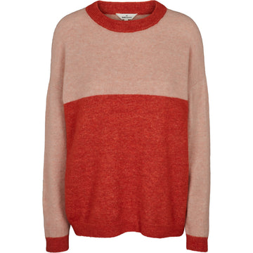 Basic Apparel - Claudine Sweater - Spicy Orange / Rugby Tan