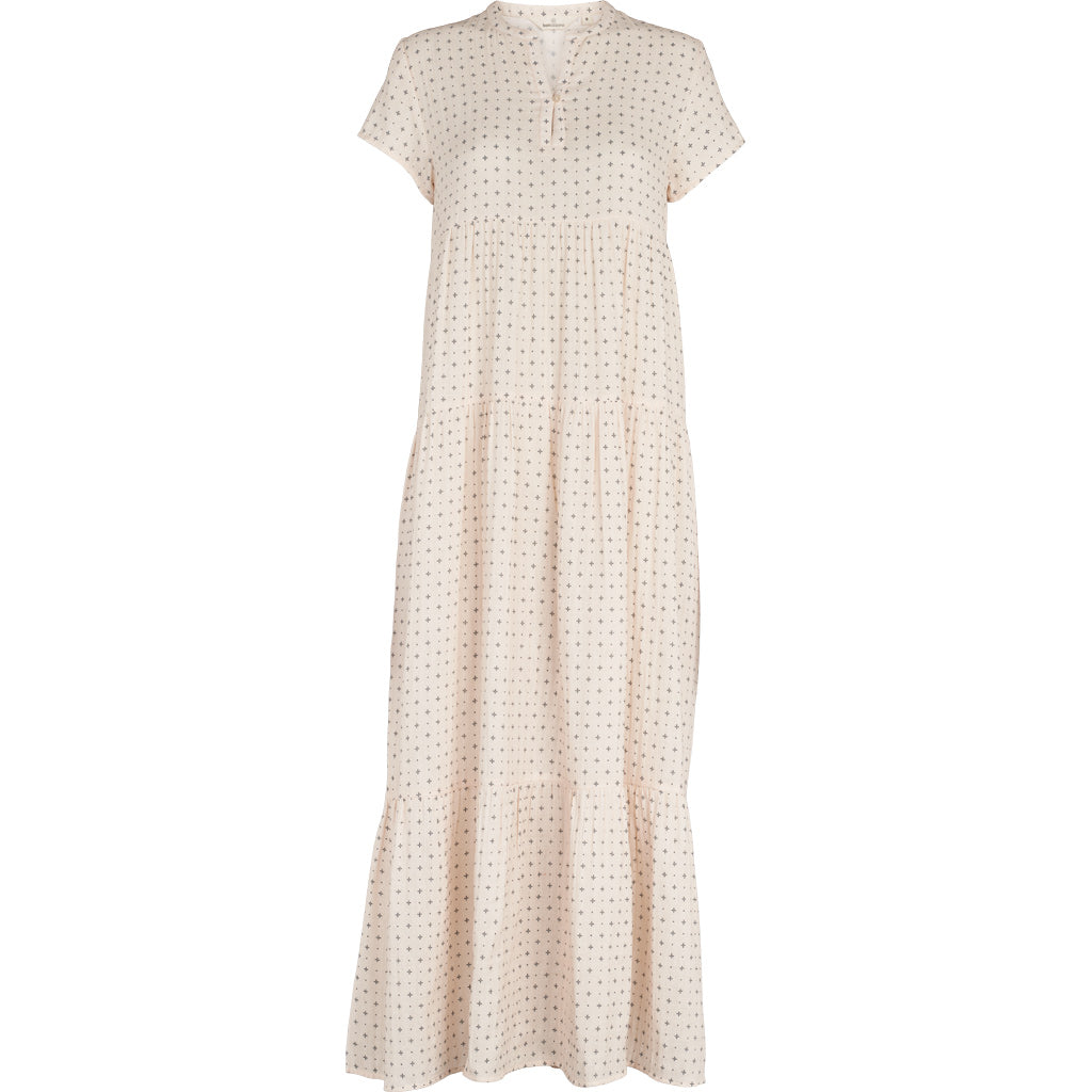 Basic Apparel - Ember Layered Dress GOTS - Sheer Bliss / Black