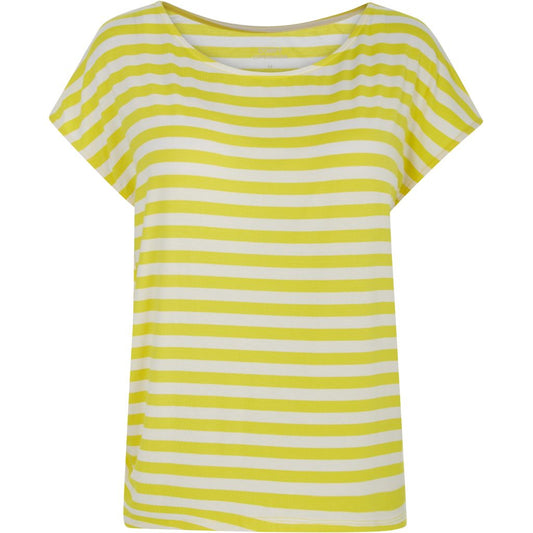 Comfy Copenhagen - T-shirt, With Or Without You - Yellow Stripe